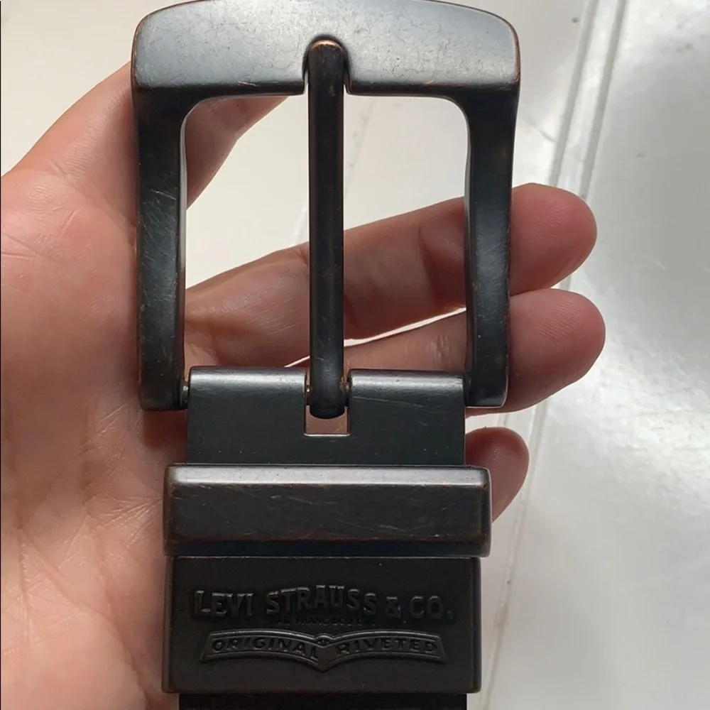 Levi’s Black Brown Reversible Belt - 1 1/2”- 38/95